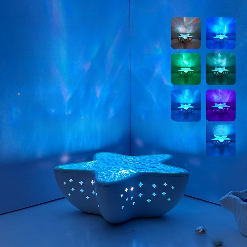 Starfish Ocean Blue Night Light