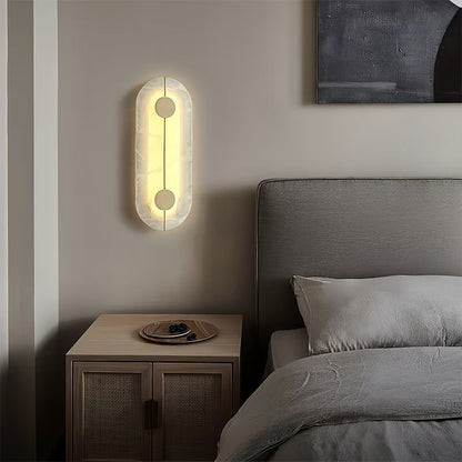 Imitation Marble Wall Lamp with Warm Light